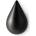 Normann Copenhagen Куки за стена Dropit големи черни 2 бр (331505)