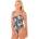 Rip Curl Бански костюм Rip curl AOTS TY Williams Knot swimsuit - White (Washed Black)