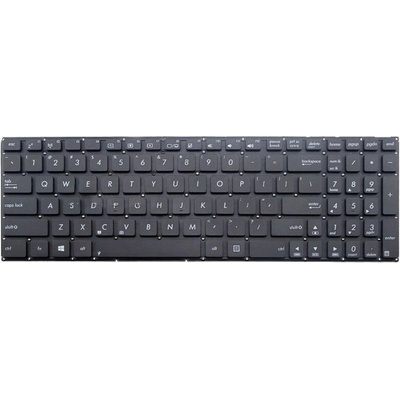 Originálna klávesnica bez rámu pre notebooky Asus K751, čierna