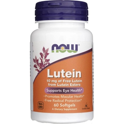 Now Foods Lutein 10 mg 60 kapsúl