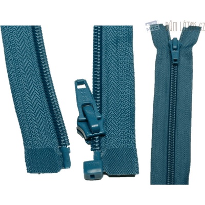 YKK Zips špirálový deliteľný modrý 50 cm