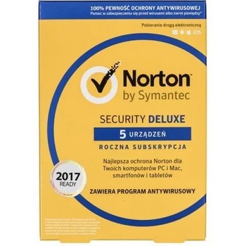 Symantec Norton Security Deluxe (5 Device/1 Year) 21357600