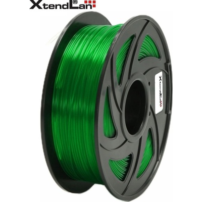 XtendLAN PETG 1,75mm průhledný 1kg zelený