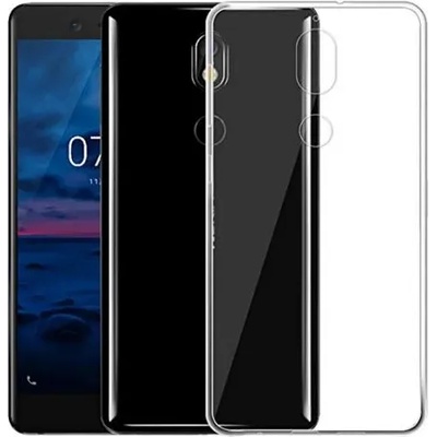 Nokia Ултра тънък силиконов гръб за Nokia 7, Прозрачен (3066)