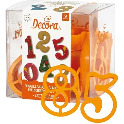 Decora Sada plastových vykrajovátok čísla