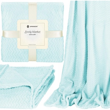 Springos Deka polyester zelená 200x220