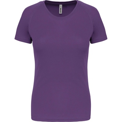Kariban Tričko PA439 sportovní krátký rukáv dámské COT20P43909200 violet