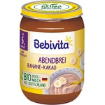 Bebivita БИО млечна каша "Лека нощ" грис, банан и шоколад 190г