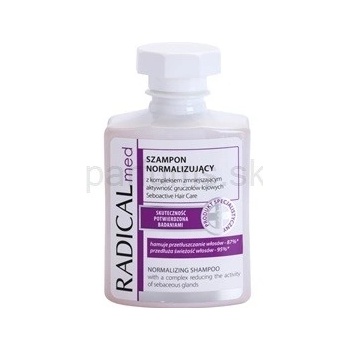 Ideepharm Radical Med Normalize šampón pre mastné vlasy a vlasovú pokožku 300 ml