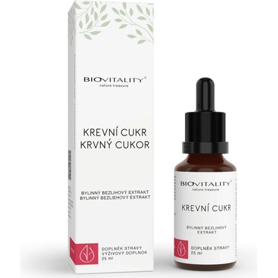 Green idea Krvný cukor bezliehová tinktúra kvapky 25 ml