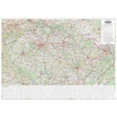 Mapy a sprievodcovia Česko - nástěnná automapa 1:360 000 s plastovými lištami 1360x970mm - Kartografie Praha
