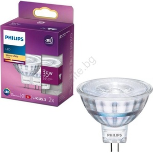 Philips Комплект от 2 LED крушки Philips GU5, 3/MR16/5W/12V 2700K (P7917)