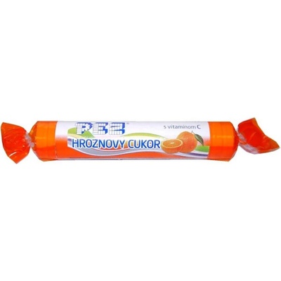 Pez hroznový cukor s vitamínem C pomaranč 39 g