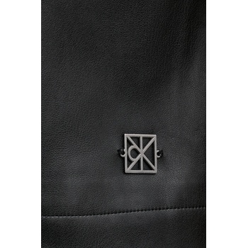 Calvin Klein Блуза Calvin Klein Jeans дамска в черно с изчистен дизайн LV044D113G (LV044D113G)