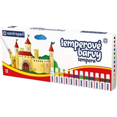 Centropen Pelikan temperové farby 12 ks 12 ml
