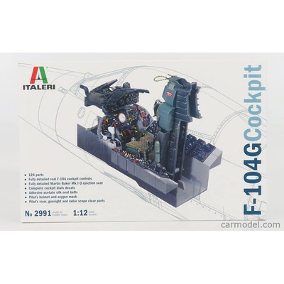 Italeri Lockheed martin Cockpit Postazione Di Pilotaggio F-104g Starfighter Military Airplane 1958 1:12