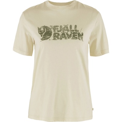 Fjällräven Дамска тениска Fjällräven Women's Lush Logo T-Shirt - Chalk White (916-1947-0213)