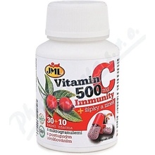 JML Vitamin C 500 mg + šípky a Zinok 40 kapsúl