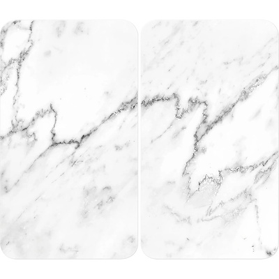 Wenko Комплект от 2 стъклени капака за печка , 52 x 30 cm Marble - Wenko (53895100)
