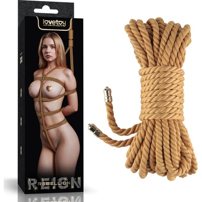 LoveToy Rebellion Reign Natural Knot Bondage Rope 10m
