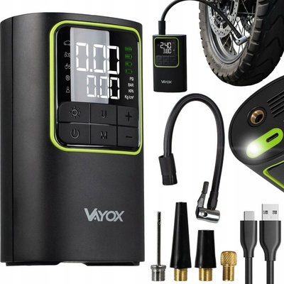 Elektrická pumpa na kolo, autokompresor Vayox VA0409