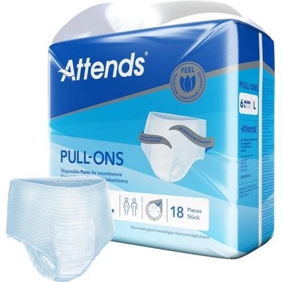 Attends Pull-Ons Plus 6 L 18 ks