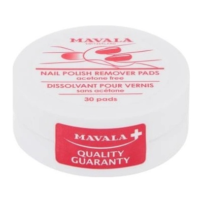 MAVALA Pads Nail Polish Remover W 30 ks