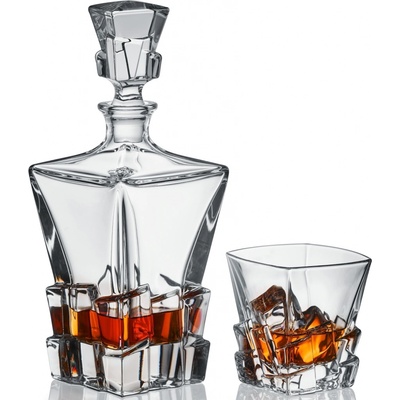 Bohemia Jihlava Crack křišťáľový whisky set 1 + 6