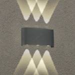 Brilagi - led външно стенно осветително тяло flarebox led/6w/230v антрацит ip65 (bg2259)