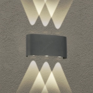Brilagi - led външно стенно осветително тяло flarebox led/6w/230v антрацит ip65 (bg2259)