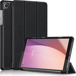 Gigapack Lenovo Tab M8 Gen4 / Tab M8 Gen4 GIGAPACK Tok стоящ, кожен ефект FLIP, държач за настолен компютър, ЧЕРЕН GP-155076 (GP-155076)