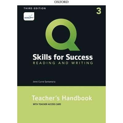 Q Skills for Success 3 Reading & Writing Teacher´s Handbook with Teacher´s Access Card, 3rd