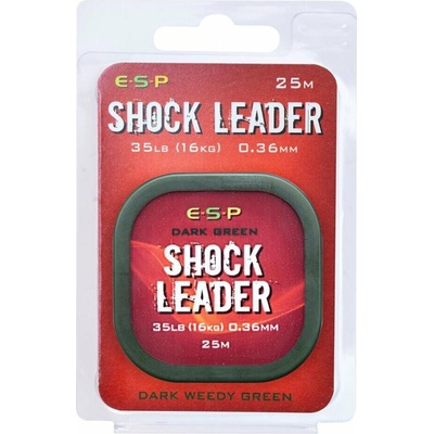 ESP Shock Leader Dark Green 25 m 0,36 mm 35 lb