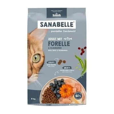 SANABELLE Adult Pstruh pro dospělé kočky 8 kg