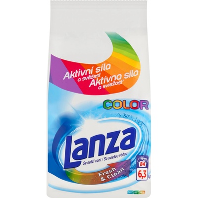 Lanza Color Fresh & Clean prací prášek se svěží vůní 6,3 kg 84 PD – Zbozi.Blesk.cz