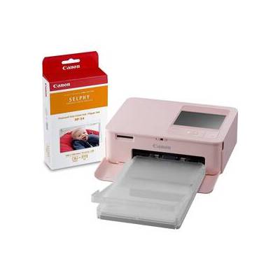 Fototiskárna Canon SELPHY CP1500 růžová + papíry RP-54
