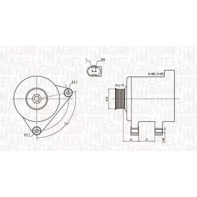MAGNETI MARELLI Alternátor MAG 063731782010