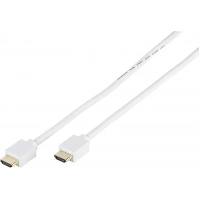 Кабел Vivanco - 47164, HDMI/HDMI с Ethernet, 1m, бял (47164)
