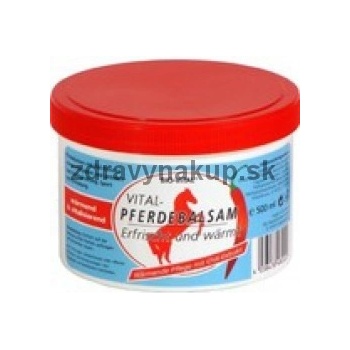 Pferde Balsam konská masť hrejivá Erfrischt warm hrejivý gél 500 ml