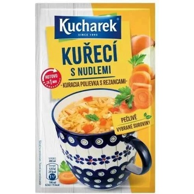 Kucharek instantní polévka kuřecí s nudlemi 10 g