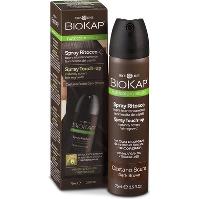 Biokap NutriColor Delicato Spray Touch Up Hnědá tmavá 75 ml