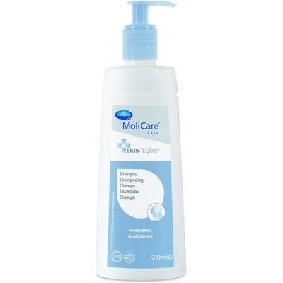 MoliCare Skin Ošetřující šampon Ošetřující šampon k mytí vlasů suché a citlivé pokožky hlavy 500 ml