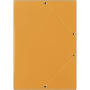 DONAU Картонена папка Donau с ластик 400g, 3 капака, оранж (16363-А-ОРАНЖЕВ)