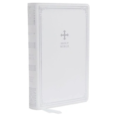 NRSV, Catholic Bible, Gift Edition, Leathersoft, White, Comfort Print