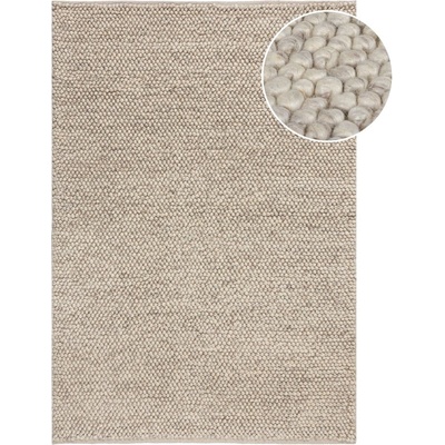 Flair Rugs Светлосив ръчно изработен килим със смес от вълна 160x230 cm Minerals - Flair Rugs (503119370812)