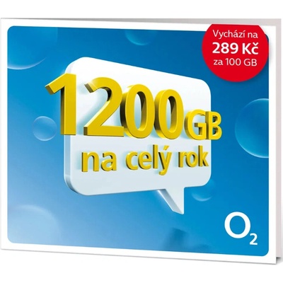 O2 Roční datové připojení 1,2 TB – Zboží Živě