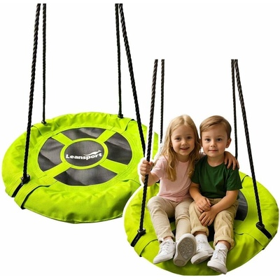 Lean Sport Swing Zahradní houpačka Čapí hnízdo pro děti Zelená 60 cm