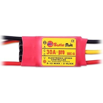 SUNRISE Regulátor otáček Model 30A SBEC 4A