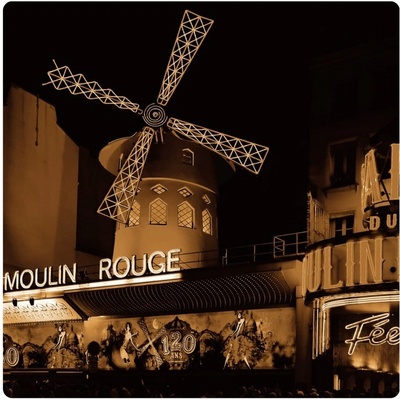 AG Design Obraz na stenu Moulin Rouge Akrylové plexisklo 29x29 cm