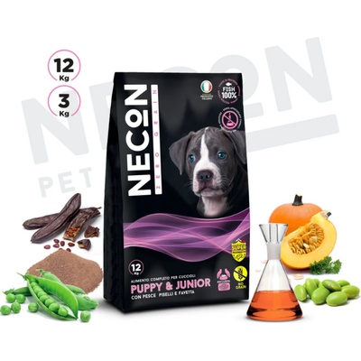 NECON Монопротеинова студено пресована храна за подрастващи с риба